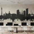 Dortmund Germany Skyline Concrete Mural Wallpaper - room preview 05