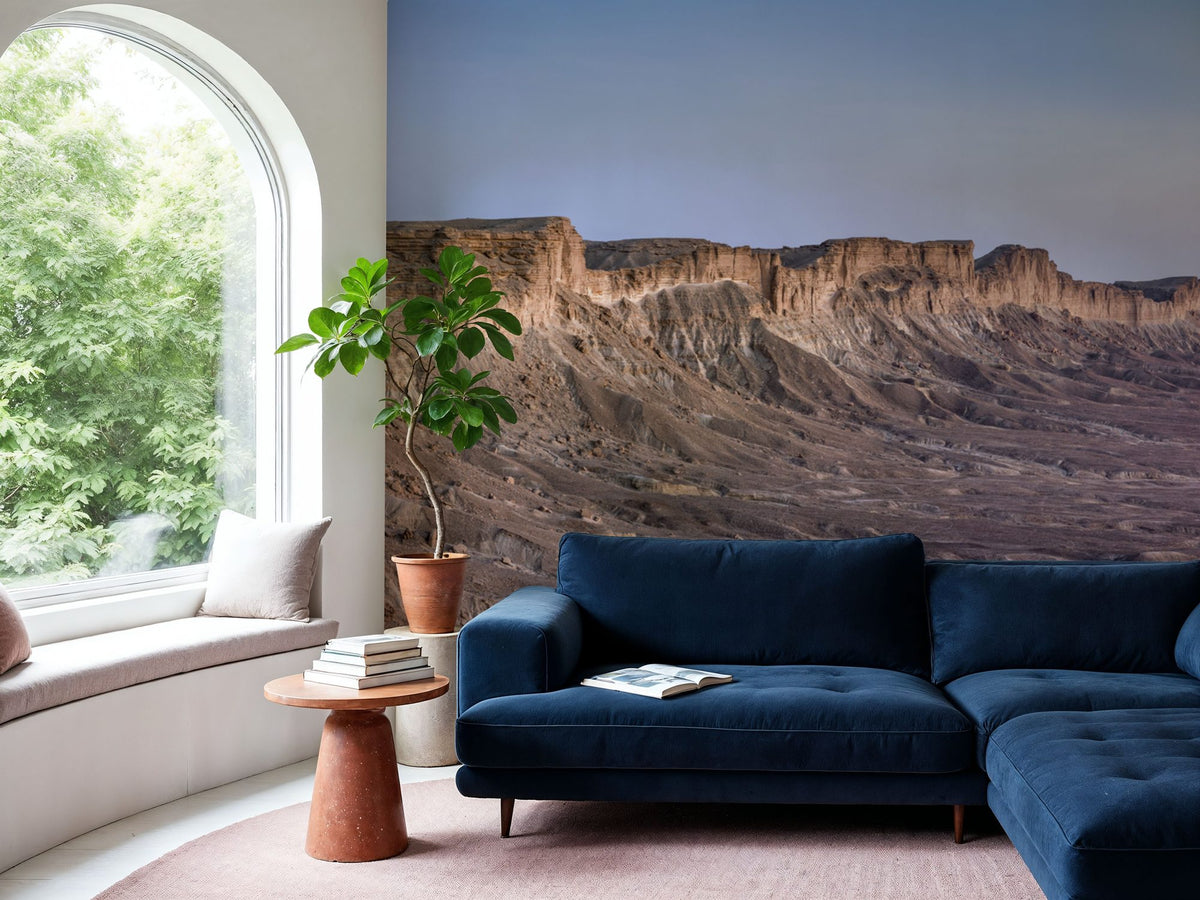 Layered Canyon Mural Wallpaper - room preview 05