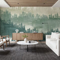Mountainscape Mural Wallpaper - room preview 05