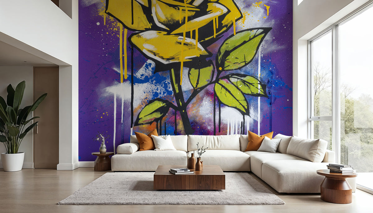 Hope in Bloom Mural Wallpaper - room preview 05
