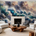 Ocean's Embrace Mural Wallpaper - room preview 05