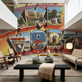 Greetings From Lake Worth Mural Wallpaper - room preview 05