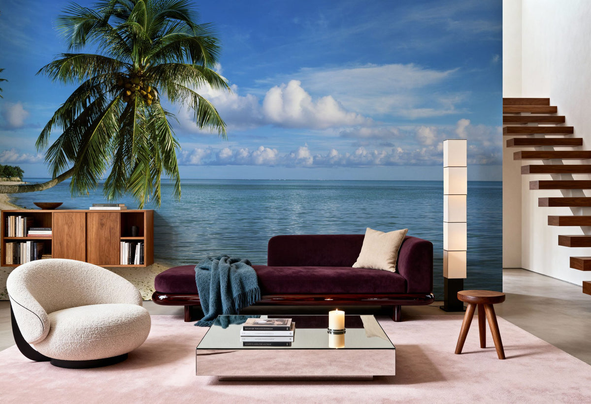 Coconut Shore Mural Wallpaper - room preview 05
