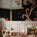 Holiday Wings VI Dark Mural Wallpaper - room preview 05