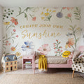Wild Blooms VI Mural Wallpaper - room preview 05