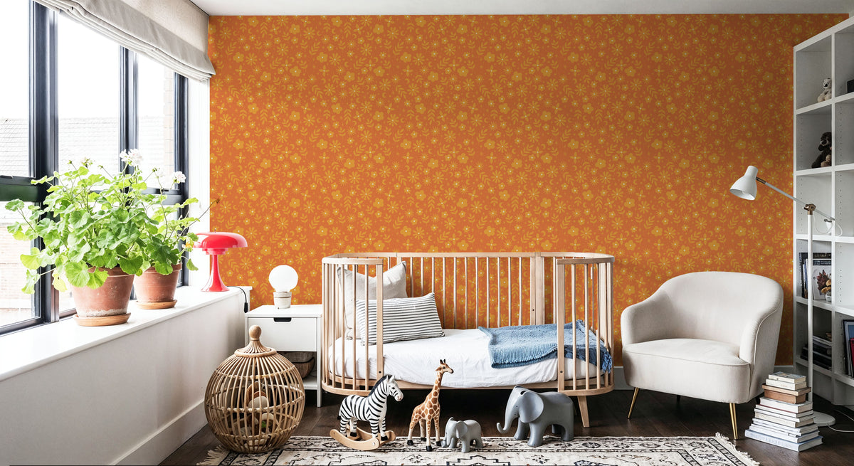 The Red Dog Saloon Mural Wallpaper - room preview 05