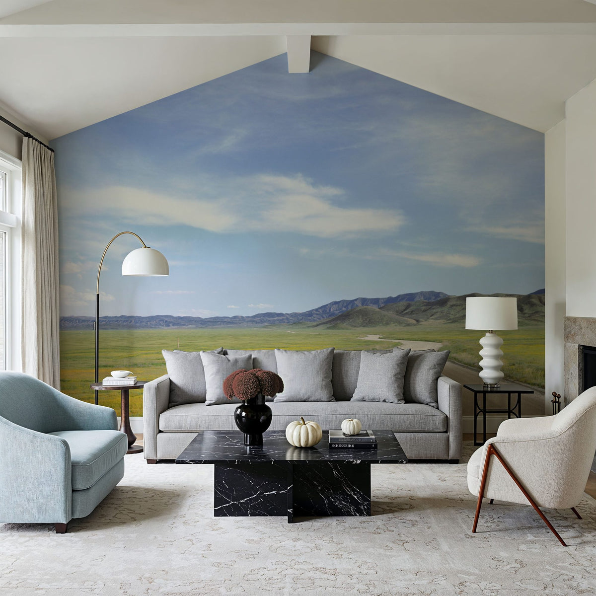 Country Road Horizon Mural Wallpaper - room preview 05