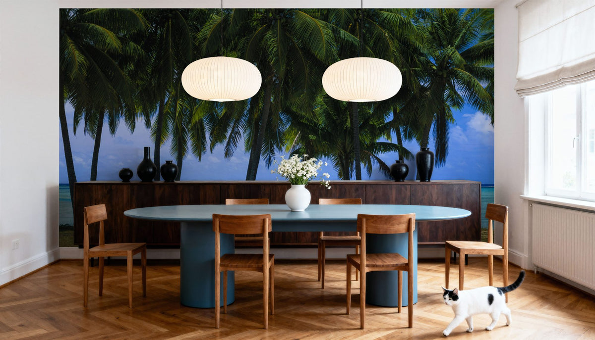 Palm Panorama I Mural Wallpaper - room preview 05