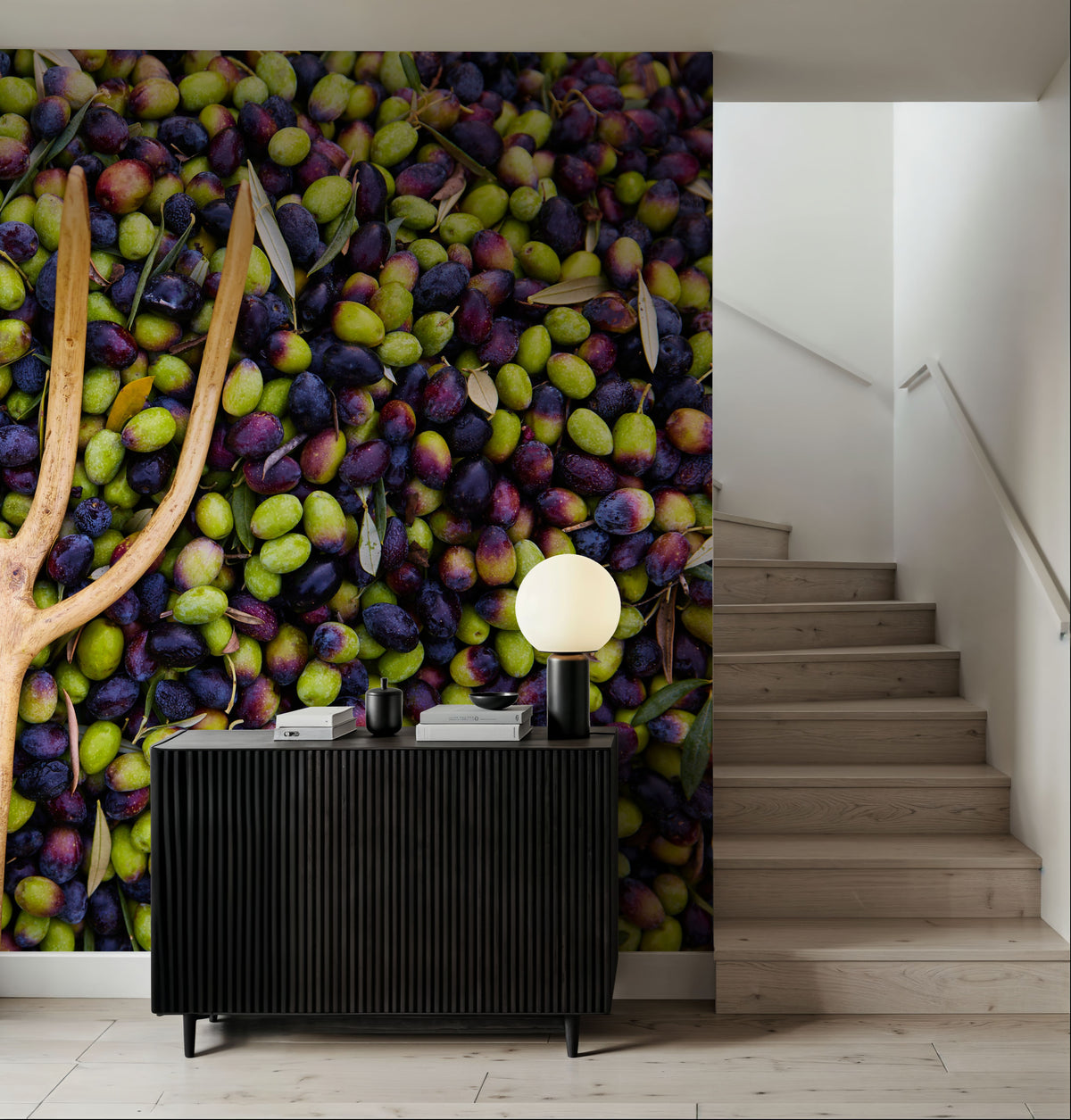Picking Olives Mural Wallpaper - room preview 05