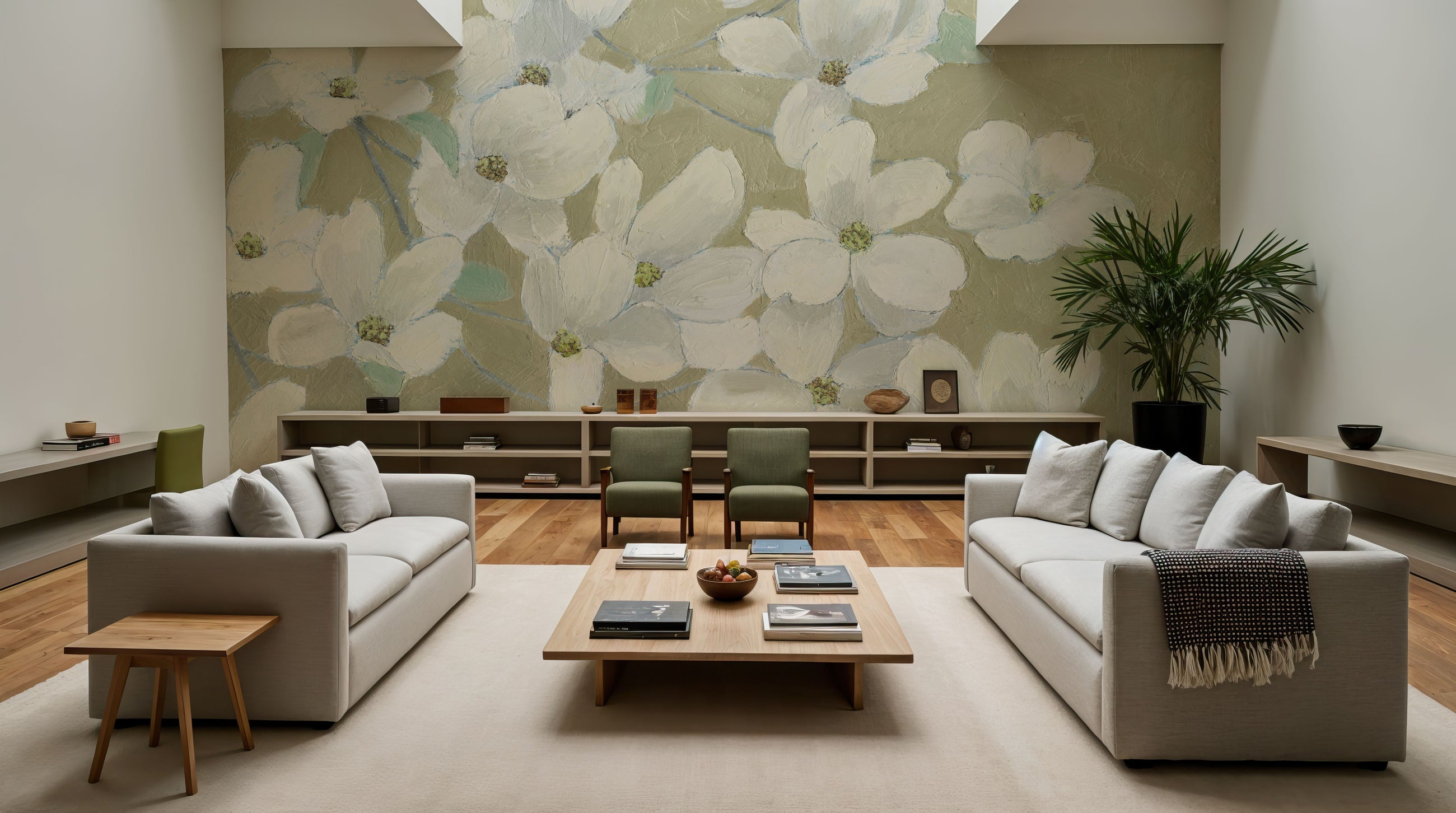 Dogwood Delight Mural Wallpaper