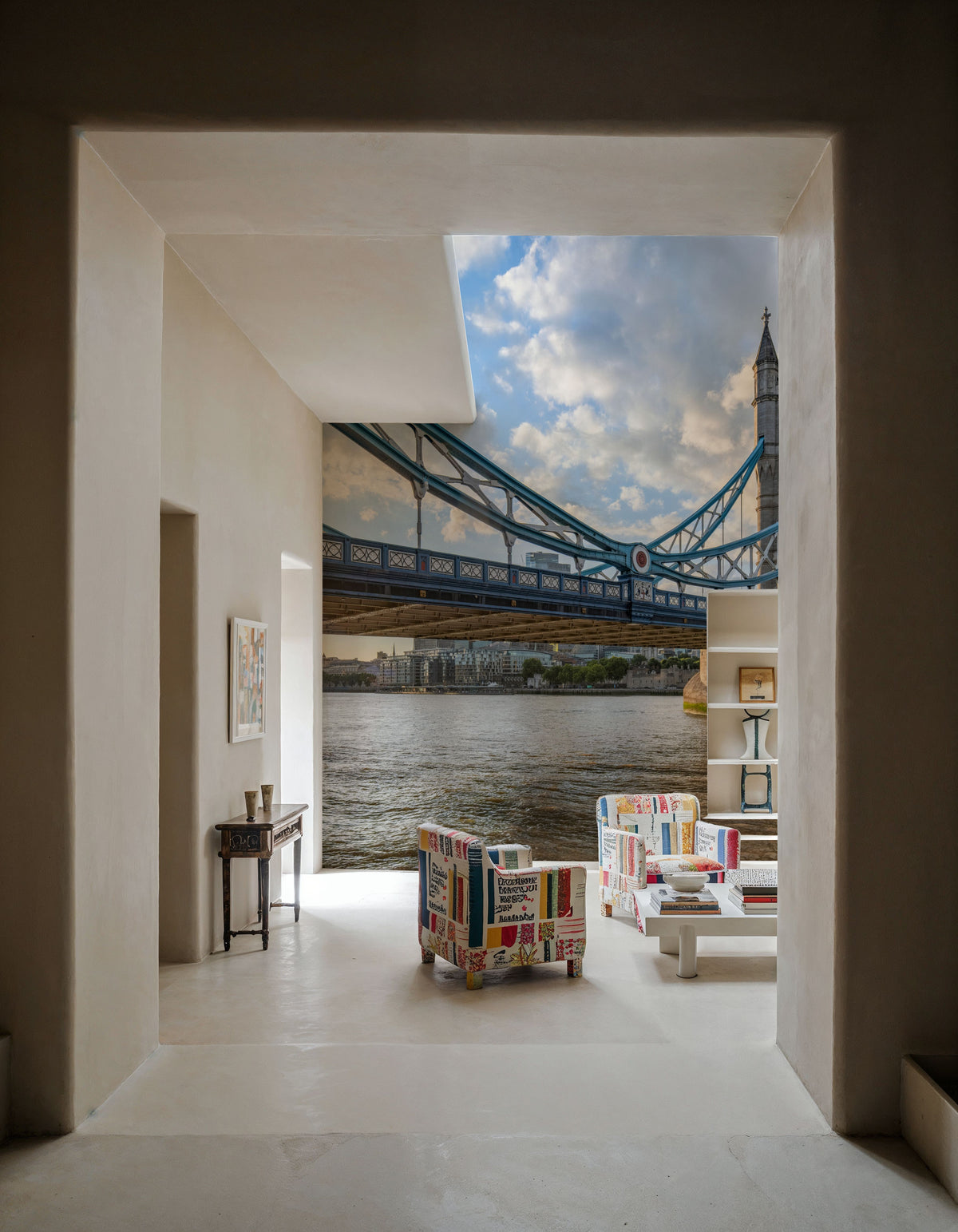 Tower Bridge Study Mural Wallpaper - room preview 05