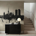 Prague (Praha) Czech Republic Skyline Concrete Mural Wallpaper - room preview 05