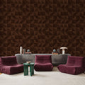Puzzle Wood, Walnut Mural Wallpaper - room preview 05