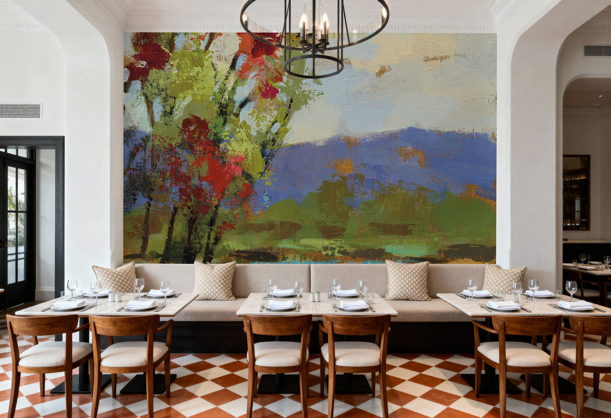 River Edge II Mural Wallpaper - room preview 05