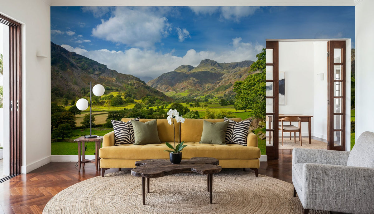 Summer Valley Mural Wallpaper - room preview 05