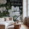 Moody Wildflowers Mural Wallpaper - room preview 05