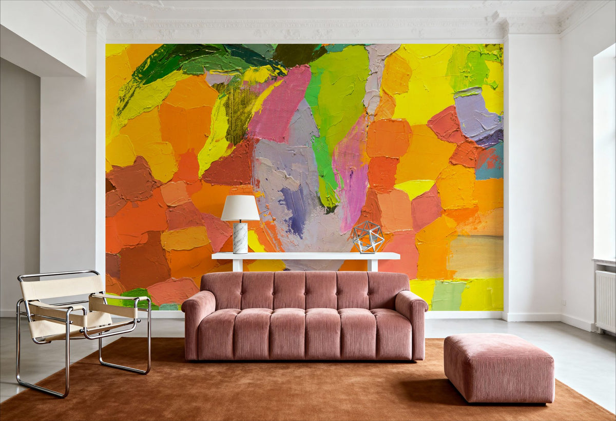 Sunny Mountains Mural Wallpaper - room preview 05