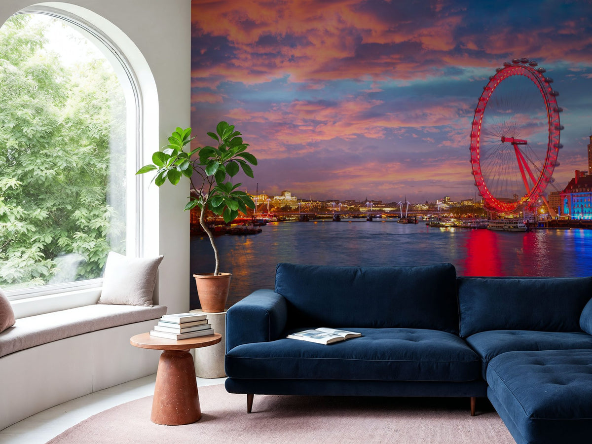 Carnival Riverfront Mural Wallpaper - room preview 05
