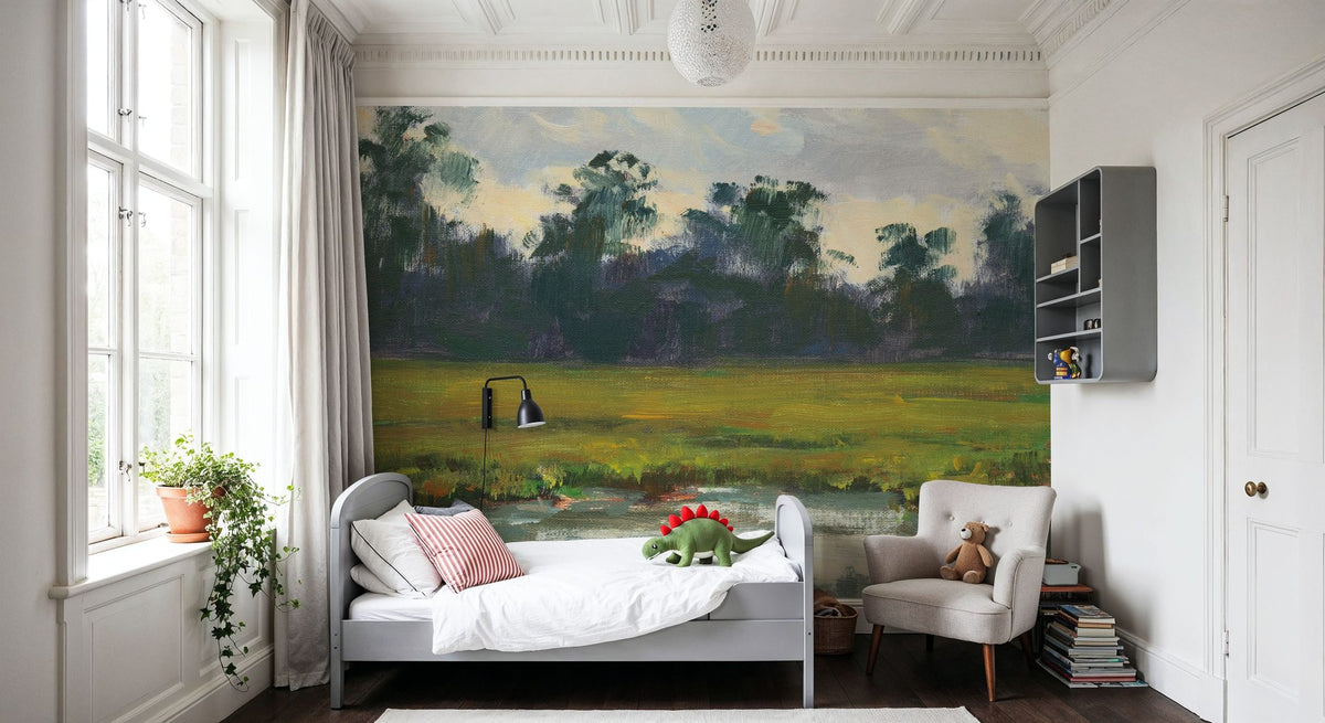 Clouds Over the Cove Mural Wallpaper - room preview 05