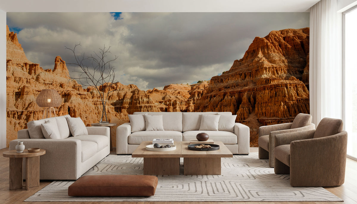 Cloudy Trails Mural Wallpaper - room preview 05