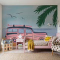 Sweet Surf Wagon Mural Wallpaper - room preview 05