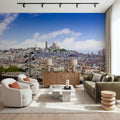 Paris Skyline and Sacre Coeur Basilique Mural Wallpaper - room preview 05