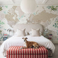 World Map Cities - Leanne Mural Wallpaper - room preview 05