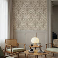 Ludovici Pattern, Bone Mural Wallpaper - room preview 05
