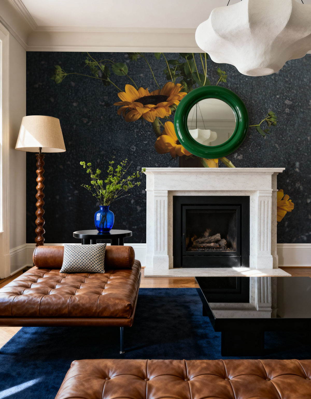 Sunflower Still Life Mural Wallpaper - room preview 05