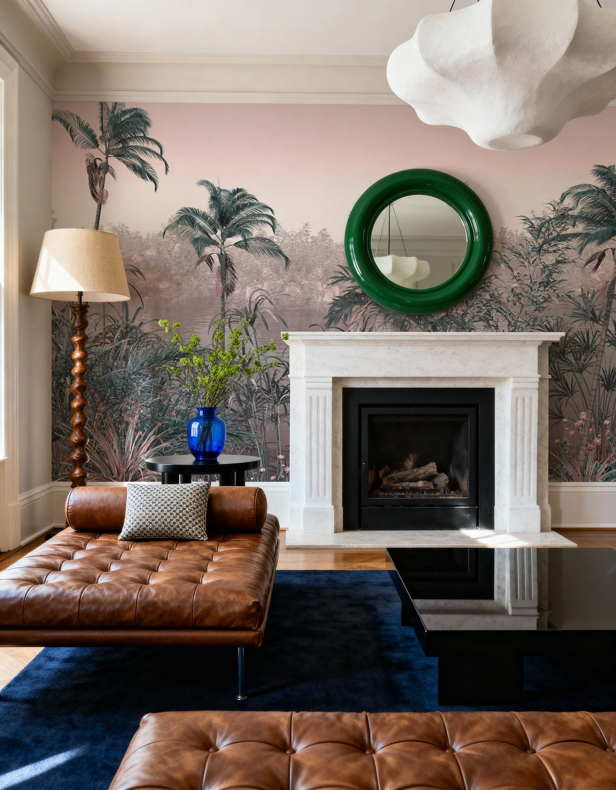 Jungle Seashore Mural Wallpaper - room preview 05