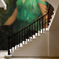 The Black Orchid Mural Wallpaper - room preview 05
