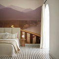 Golden Bridge Serenity Mural Wallpaper - room preview 05