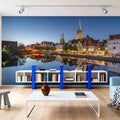 Trave River Mirror Mural Wallpaper - room preview 05