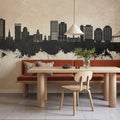 Halifax Canada Skyline Concrete Mural Wallpaper - room preview 05