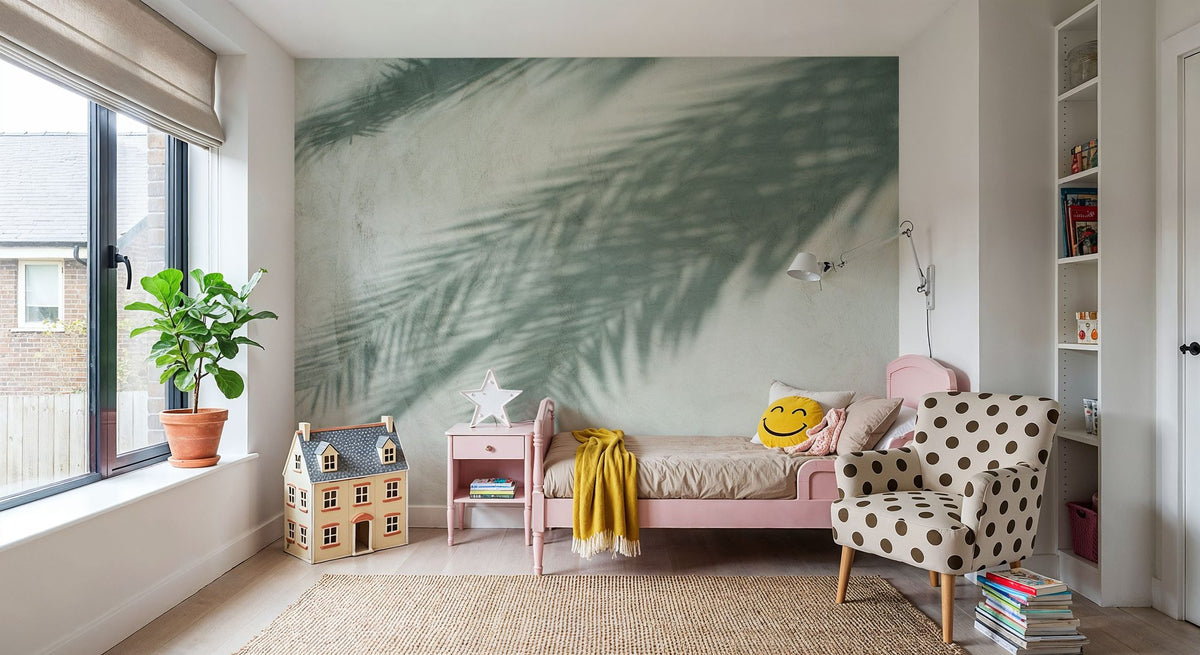 Palm Shadow I Mural Wallpaper - room preview 05