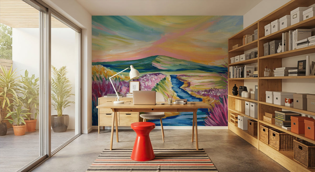 Spring Meadow I Mural Wallpaper - room preview 05