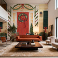 Home For the Holidays II Mural Wallpaper - room preview 05