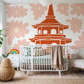 Pagodas of Taiwan Mural Wallpaper - room preview 05