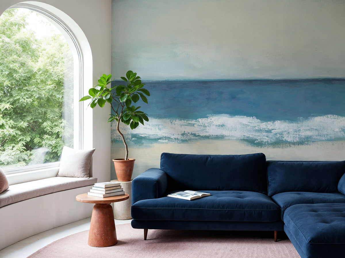 Calming Coast Mural Wallpaper - room preview 05