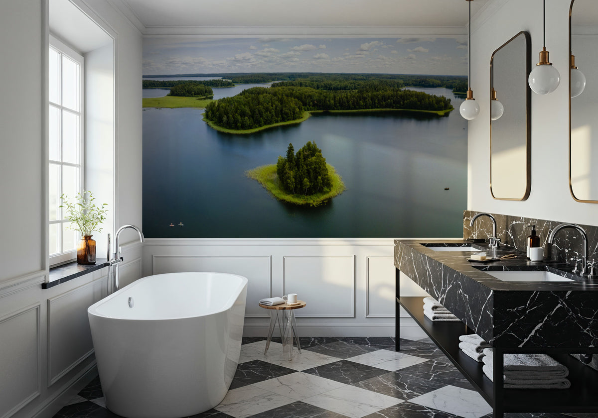 Wilderness Kayaking Mural Wallpaper - room preview 05