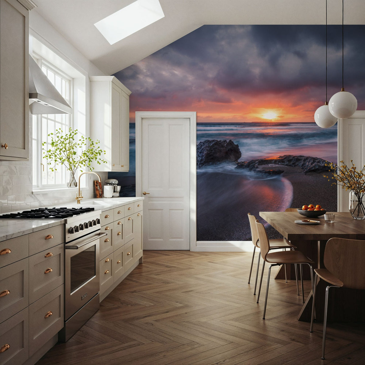 Falassarna Beach Mural Wallpaper - room preview 05