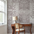 Flower Collection, Rosy Beige Mural Wallpaper - room preview 05