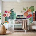 Blooming Books I Mural Wallpaper - room preview 05