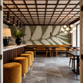 Organic Leaf Mural Wallpaper - room preview 05