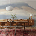 Coastal Wave Abstract Mural Wallpaper - room preview 05