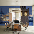 Twilight Harbor Mural Wallpaper - room preview 05