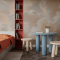 Clouding, Sepia Mural Wallpaper - room preview 05