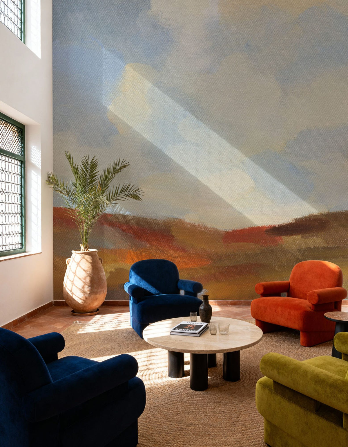 Earth and Sky Trio III Mural Wallpaper - room preview 05