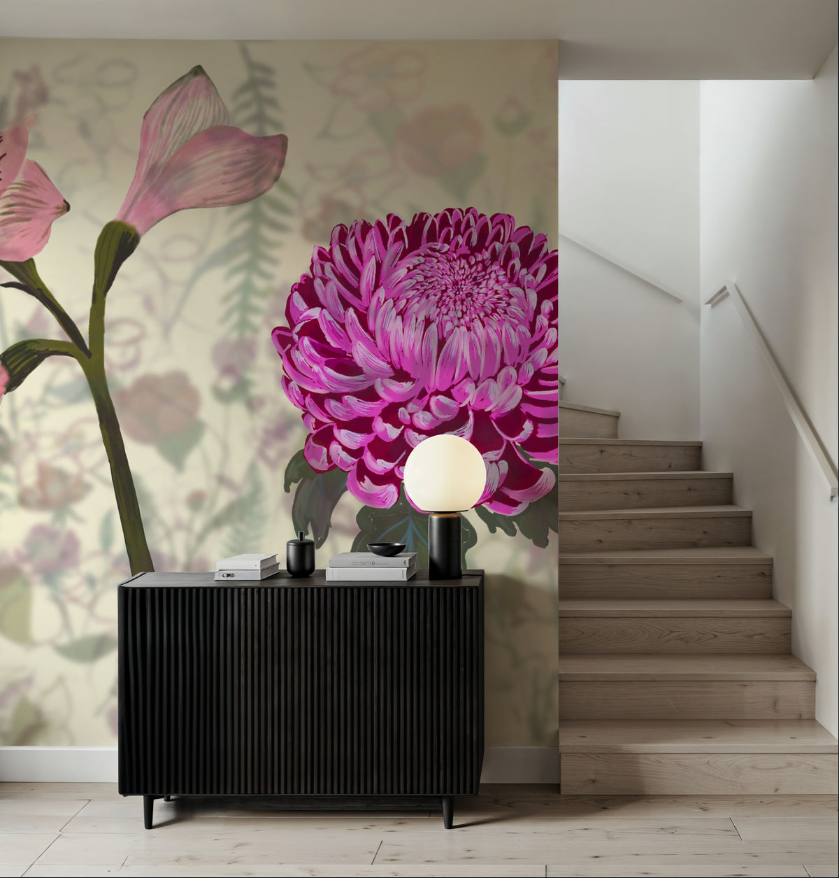 Poppy Float Mural Wallpaper - room preview 05