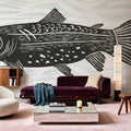 Fly Fishing I Mural Wallpaper - room preview 05